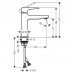 Смеситель для раковины Hansgrohe Metropol 32507670 черный матовый 