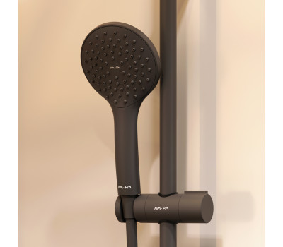 Комплект для ванной комнаты, зона помывочной 90x90 см AM.PM Gem S WK93EP Черный Комплект для ванной комнаты, зона помывочной 90x90 см AM.PM Gem S WK93EP Черный