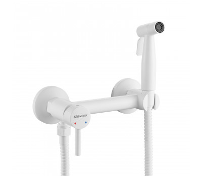 Гигиенический душ со смесителем Shevanik S107C, белый