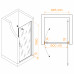 Душевая дверь RGW LE-003B 800 351200308-14 Черный Душевая дверь RGW LE-003B 800 351200308-14 Черный