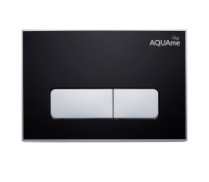Панель смыва акриловая AQUAme AQM4104B черный 