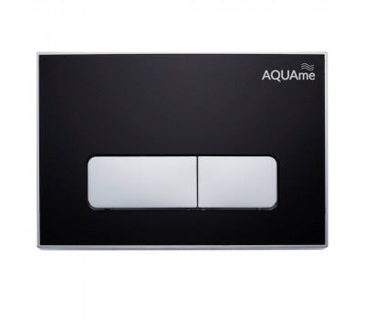 Панель смыва акриловая AQUAme AQM4104B черный 