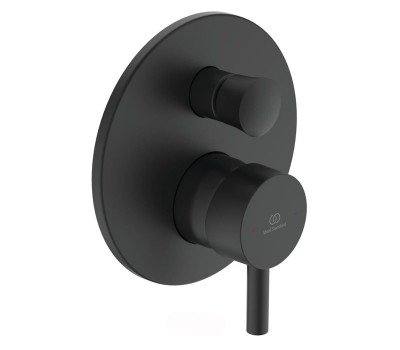 Смеситель для ванны Ideal Standard Silk Black Ceraline, черный матовый со скрытой частью A6939XG Смеситель для ванны Ideal Standard Silk Black Ceraline, черный матовый со скрытой частью A6939XG