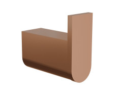 Крючок для ванной комнаты Knotlor RH102RB бронза матовый 