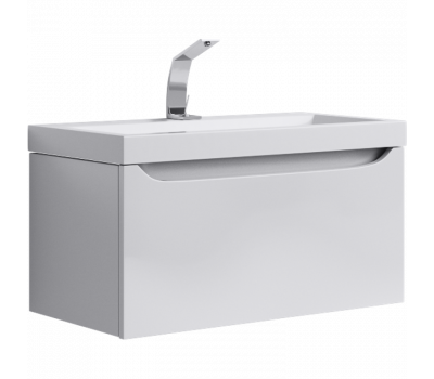 Подвесная тумба 80см. AQWELLA Ver.01.08/W Белый 