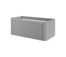Тумба без раковины Armadi Art VOI рифлёная 100см LUNA 782-100-R-L 