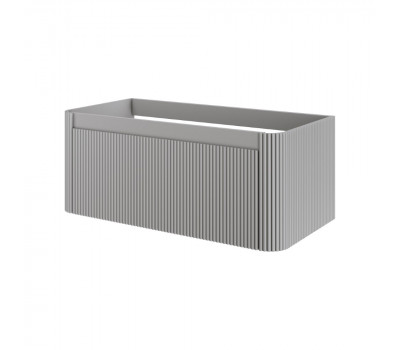 Тумба без раковины Armadi Art VOI рифлёная 100см LUNA 782-100-R-L 