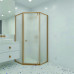 Душевой уголок RGW HO-088-G 1000x1000 350608800-26 Золото BRUSH 