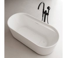 Акриловая ванна ABBER AB9444MW белая матовая Акриловая ванна ABBER AB9444MW белая матовая