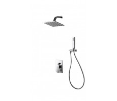 Встраиваемый смеситель с душевым набором Bravat F856101C-A-ENG Хром 