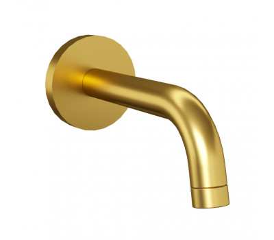 Излив PAINI Cox 190 мм. встраиваемый, брашированное золото PVD 78PJ207CAN19 