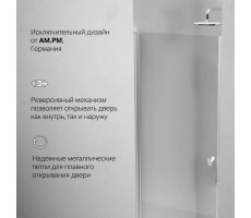 Душевая дверь в нишу 80x190 см, распашная AM.PM Sunny W87G-80-1P-MT  