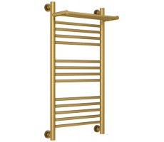 Полотенцесушитель Сунержа Богема + с 1 полкой шгв 450*213*862 цвет-состаренная латунь 051-0223-8040 