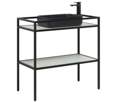 Консоль под раковину Allen Brau Liberty 90 1.33004.BB черный браш 