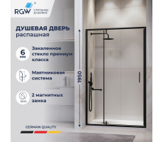 Душевая дверь RGW LE-103B 1000 711210310-14 Черный 