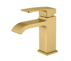 Смеситель Raglo для умывальника R02.10.03 золотой сатин Смеситель Raglo для умывальника R02.10.03 золотой сатин