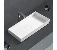 Раковина накладная ABBER Stein AS2622 белая матовая 