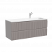Тумба подвесная SANCOS Snob R правая 1195х445х500, c двумя ящиками оснащенными доводчиками, Doha Soft, арт.SNR120RSM 
