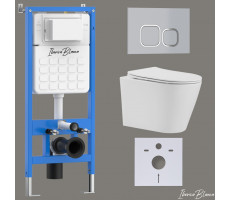 Комплект 3в1 IBERICA BLANCA инсталляция SILENCIO, унитаз BURGOS ALTO белый, кнопка смыва ESTI-Q хром матовый (IB001.BRA.234.834) Комплект 3в1 IBERICA BLANCA инсталляция SILENCIO, унитаз BURGOS ALTO белый, кнопка смыва ESTI-Q хром матовый (IB001.BRA.234.834)