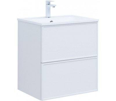 Тумба с раковиной Aquanet Арт 60 цв.белый матовый 00323567 