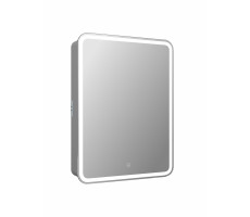 Зеркало-шкаф CONTINENT Elliott LED 550х800 правый с розеткой МВК016 