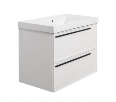 Тумба под раковину подвесная La Fenice Elba TWIN FNC-01-ELB-B-80-2, белая  Тумба под раковину подвесная La Fenice Elba TWIN FNC-01-ELB-B-80-2, белая