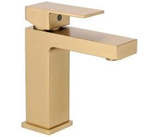 Смеситель для раковины Grocenberg GB2008MG, матовое золото 