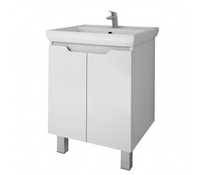 Тумба под раковину подвесная Dreja Q Plus (D) 55 см, белый