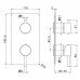 Смеситель для душа Newform XT 67693E.21.018 хром 