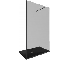Душевая перегородка Allen Brau Infinity 1 120 3.21022.BBA.T черный браш 