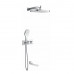 Душевая система с термостатом встраиваемая Rose R1095, хром