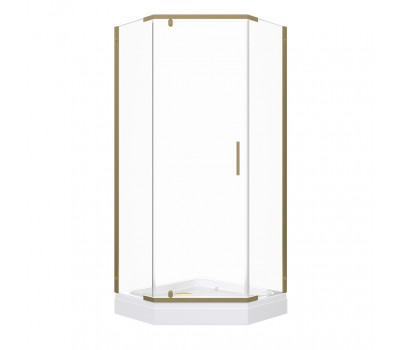 Душевое ограждение Дека-Голд, 100х100, пятиугольник, низкий поддон Triton Щ0000073924 Душевое ограждение Дека-Голд, 100х100, пятиугольник, низкий поддон Triton Щ0000073924