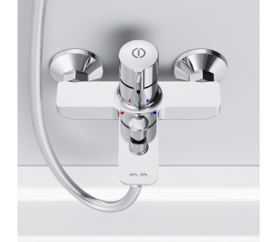 Смеситель для ванны и душа, нажимной TouchReel AM.PM X-Joy F85A10500 Хром 