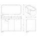 Полотенцедержатель Decor Walther Stone 974255 белый 
