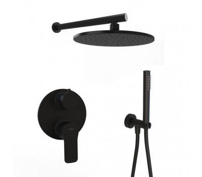 Комплект на 2 потребителя Viva Style PAINI, для душа, черный P4YOSET26911SH 