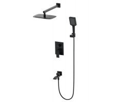 Душевая система встраиваемая WONZON & WOGHAND, Черный матовый WW-88939009A-MB Душевая система встраиваемая WONZON & WOGHAND, Черный матовый WW-88939009A-MB