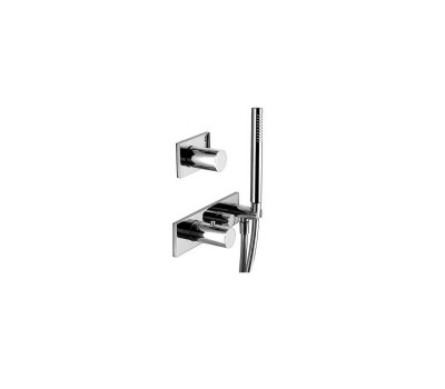 Смеситель для душа термостат Fantini Milano 31 93 4712B Матовая сталь 