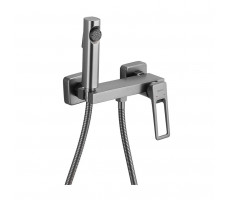 Гигиенический душ со смесителем Shevanik S6805T-1, оружейная сталь
