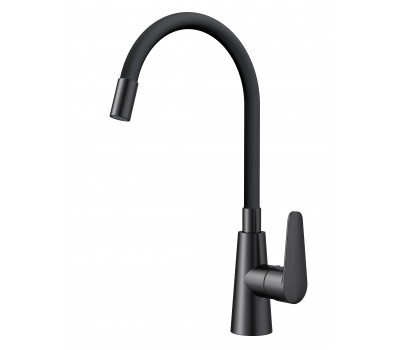 Смеситель для кухни гибкий излив черный графит K48GMB ESKO 