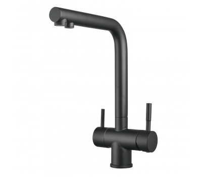 Смеситель для кухни с подключением фильтра Shevanik S468H, черный