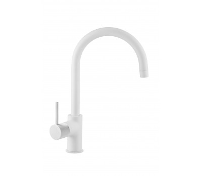 Смеситель для кухонной мойки Azario TASCO Керамический картридж, цвет Белый AZ151644316 