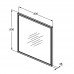 Зеркало Ideal Standard Conca T3966BH Черный 