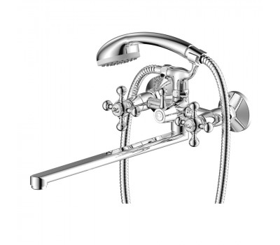 Смеситель OLIVE'S для ванны с длинным изливом GIRONA 01221GR хром 
