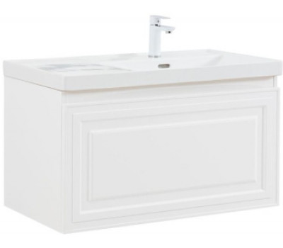 Тумба под раковину Aquanet Агата 90 белый сатин 00345482 Тумба под раковину Aquanet Агата 90 белый сатин 00345482