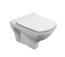 Подвесной унитаз Cersanit CARINA XL Clean On DPL EO slim S-MZ-CARINA-XL-COn-S-DL-w белый 