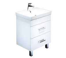 Тумба с раковиной IDDIS Custo 55 напольная белая CUS55W0i95K  