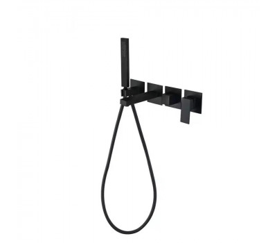 Смеситель для ванны встраиваемый Grocenberg GB5060BL, черный 