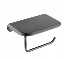 Бумагодержатель с полкой для телефона ABBER Nord AA1530NG никель Бумагодержатель с полкой для телефона ABBER Nord AA1530NG никель