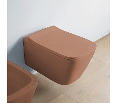 Унитаз подвесной ARTCERAM A16 ASV003 40 00 цвет Brown tortora (сидение отдельно)