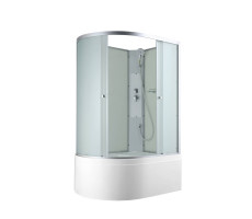 Душевая кабина AvaCan C5012R N без крыши матовый Хром 